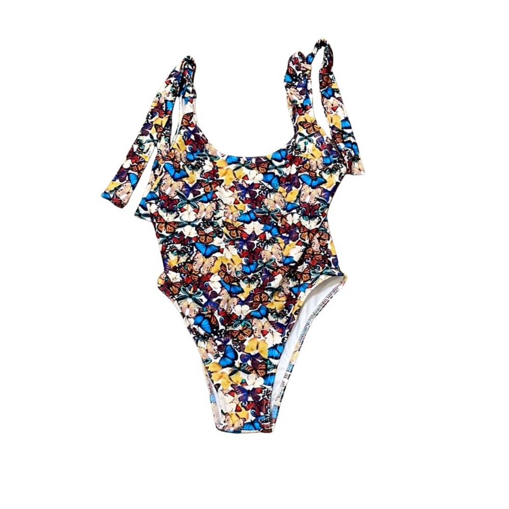 Floral Multicolor Women's One Piece Swimsuit